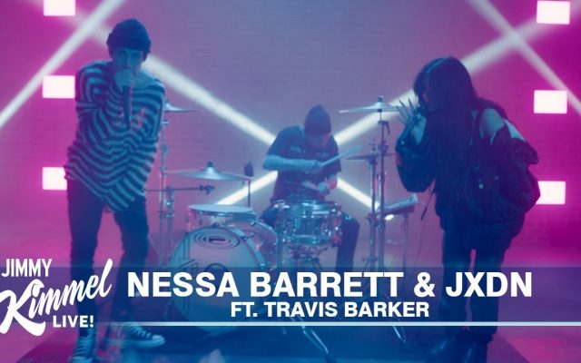 Nessa Barrett Takes Over “Kimmel” With Help From JXDN & Travis Barker