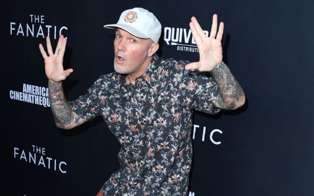 Fred Durst arrives at the Premiere Of Quiver Distribution's "The Fanatic" at the Egyptian Theatre on August 22, 2019 in Hollywood, California.
